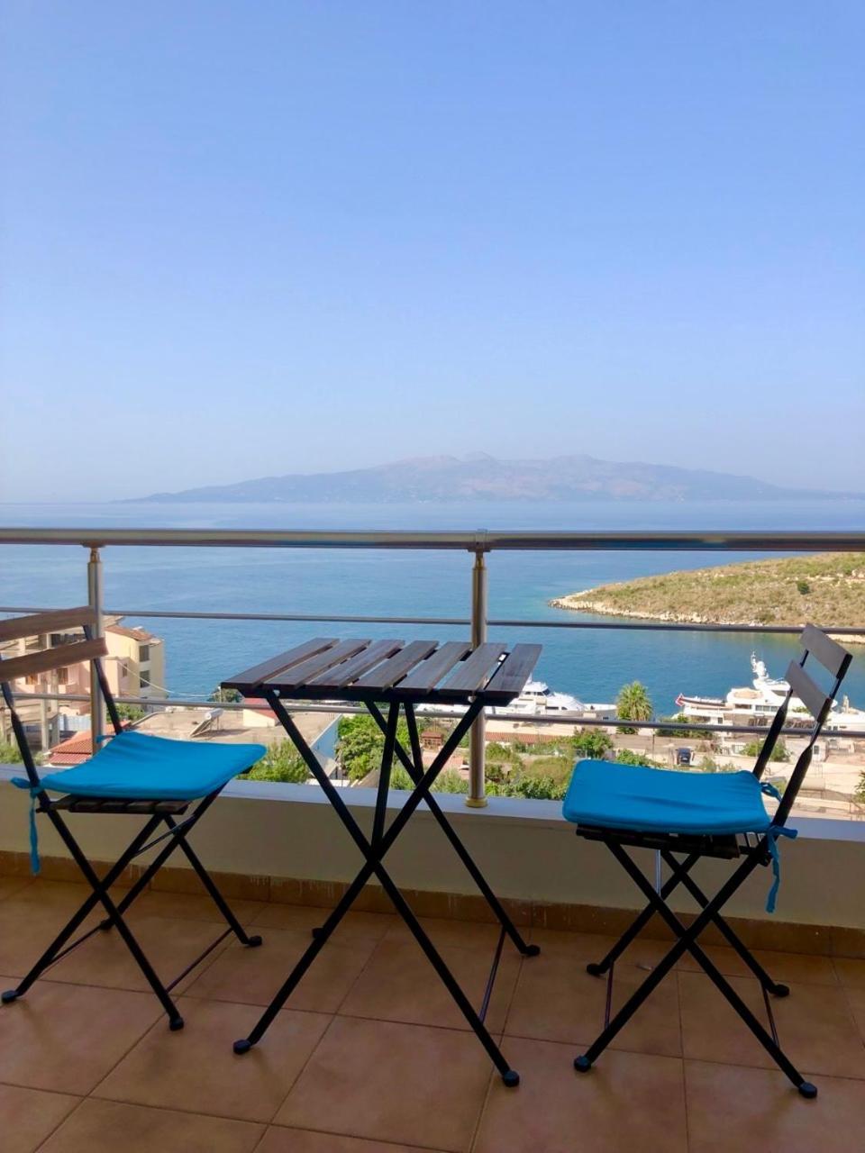 Comfy Blue Sarande Apartman Kültér fotó